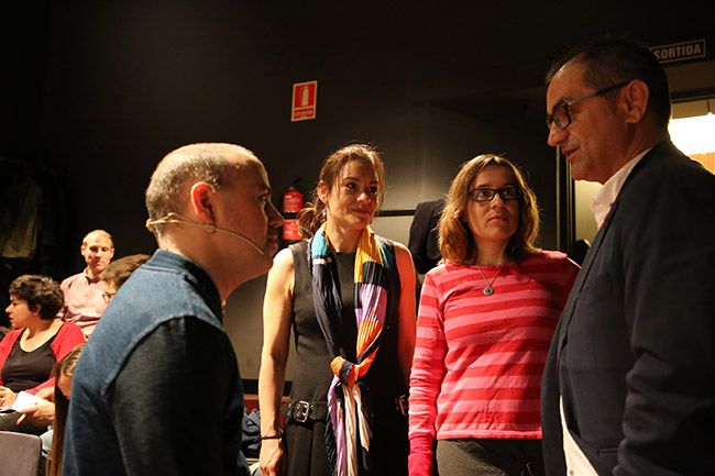 Africa Orenga de IMEDIA con Eloi Badia y José Luis Pascual de EfiDuero_AMB