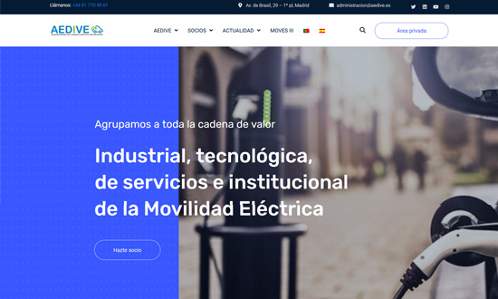 Portfolio Diseño Web IMEDIA Comunicación_AEDIVE