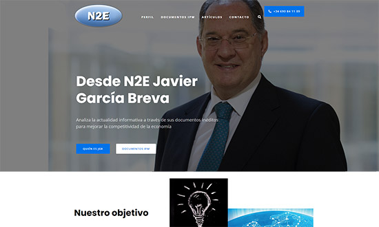 Portfolio diseño web IMEDIA Comunicación_La Oficina de Javier García Breva